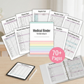 70 Page Medical Planner